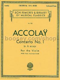 Concerto No1 In A Minor for Violin Lb905 (Schirmer's Library of Musical Classics)