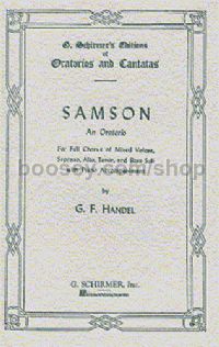 Samson solo SATB/SATB Vocal Score