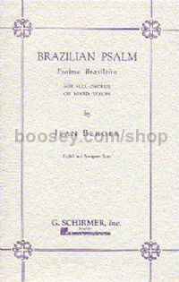 Brazilian Psalm SATB Vocal Score