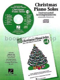Hal Leonard Student Piano Library: Christmas Piano Solos Instrumentals 4 (CD)