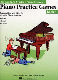 Hal Leonard Student Piano Library: Practice Games Book 4