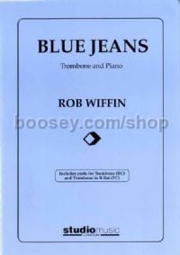 Blue Jeans for trombone (bass/treble clef) and piano accompaniment