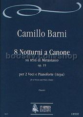8 Notturni a Canone on texts by Metastasio Op.19
