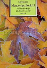 Manuscript Book 13: A4 Portrait, 8 Staves, Loose Leaf