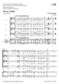 One in Christ for mixed choir (SATB a cappella)