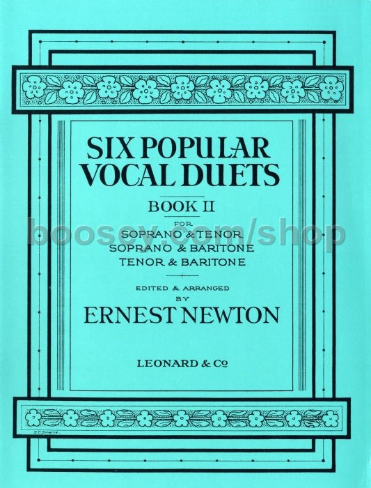 Newton, Ernest 6 Popular Vocal Duets Book 2 (soprano & tenor, soprano