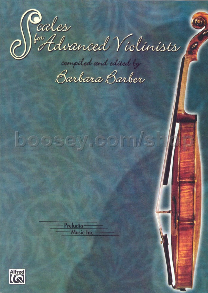 Barber, Barbara Scales For Advanced Violinists Barber