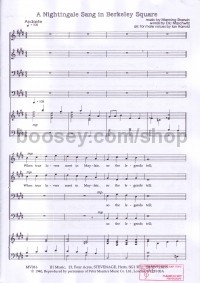 Maschwitz Eric Sherwin Manning Nightingale Sang In Berkeley Square Ttbb