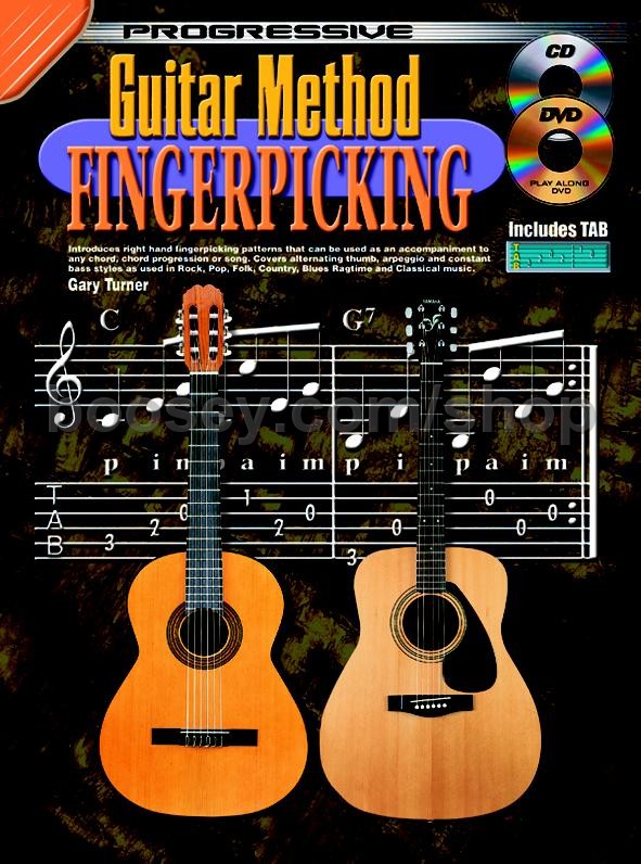 Turner, Gary Progressive Guitar Method Fingerpicking (Book & CD