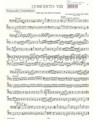 arcangelo corelli concerto grosso op 6 no 8