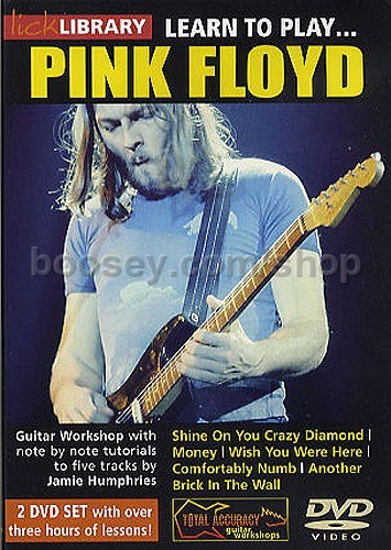 Pink Floyd Learn To Play Pink Floyd Lick Library Series Dvd