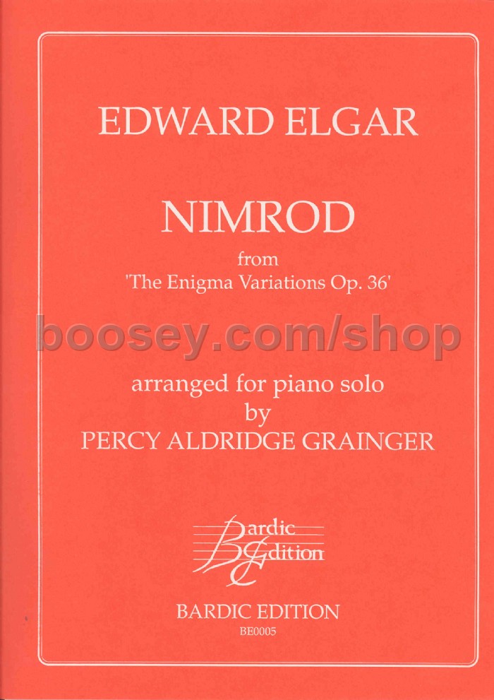 Edward Elgar - Nimrod (from Enigma Variations Op 36) arranged for piano