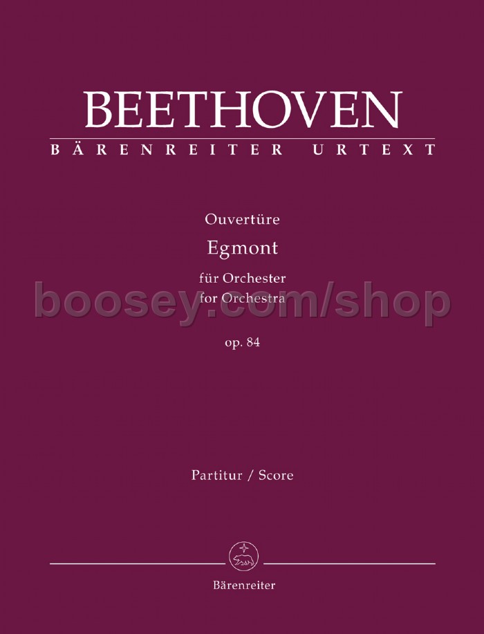 Beethoven, Ludwig van Overture Egmont for Orchestra Op.84 (Full Score)