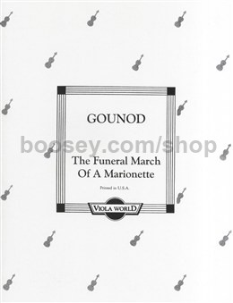 Charles Gounod Funeral March Of A Marionette Viola Piano
