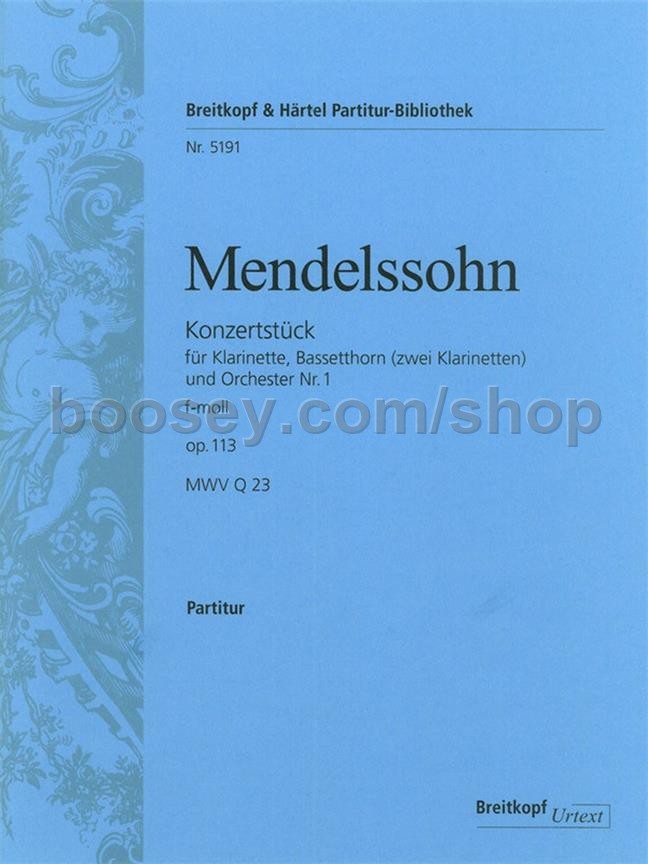 MendelssohnBartholdy, Felix Concert Piece No. 1 in F minor, op. 113 2 & orchestra