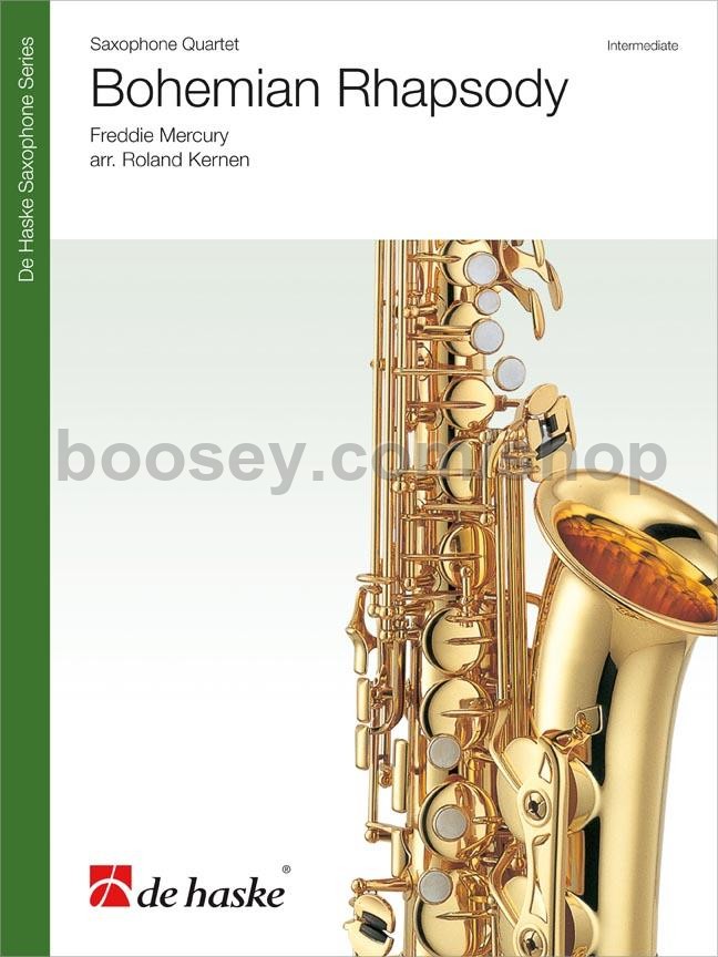 Queen Bohemian Rhapsody Saxophone Quartet (Score & Parts)