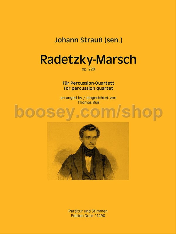 Strauss I, Johann (Snr) Radetzky March op. 228 percussion quartet
