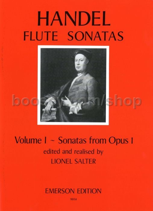 Frideric Handel Flute Sonatas Vol.1 Sonatas from Op. 1 ed