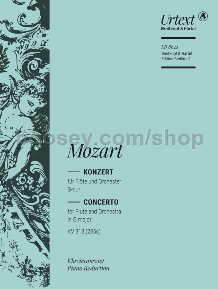 Mozart, Wolfgang Amadeus Flute Concerto in G major KV 313 Flute, Piano