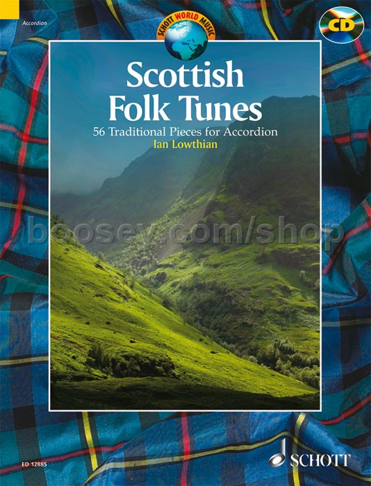 Lowthian, Ian Scottish Folk Tunes Accordion (Book & CD)