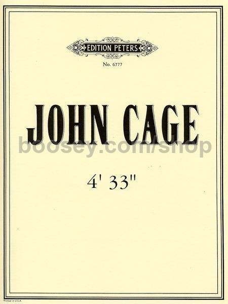 Képtalálat a következőre: „Cage: 4'33"”