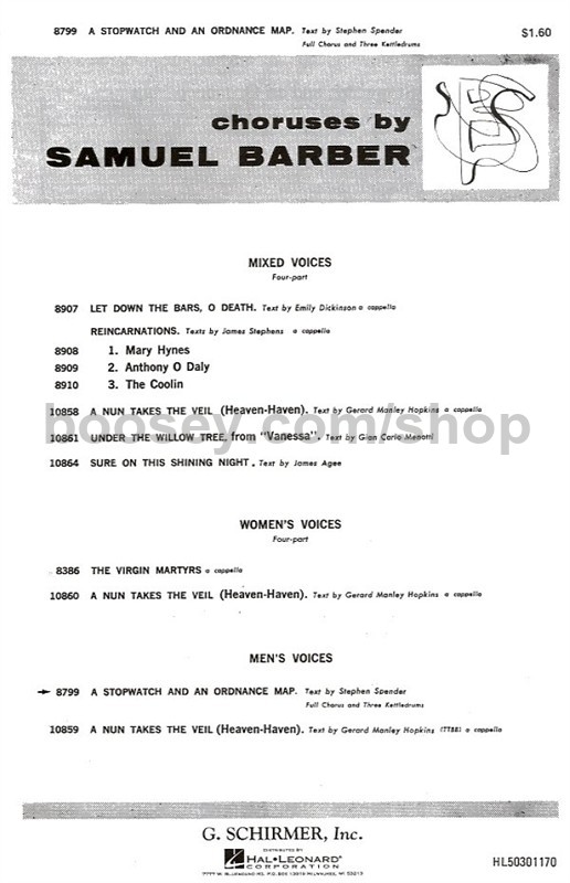 Barber, Samuel A Stopwatch And An Ordnance Map TTBB