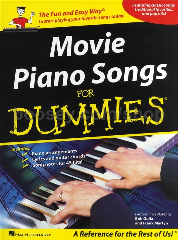 Various Movie Piano Songs For Dummies