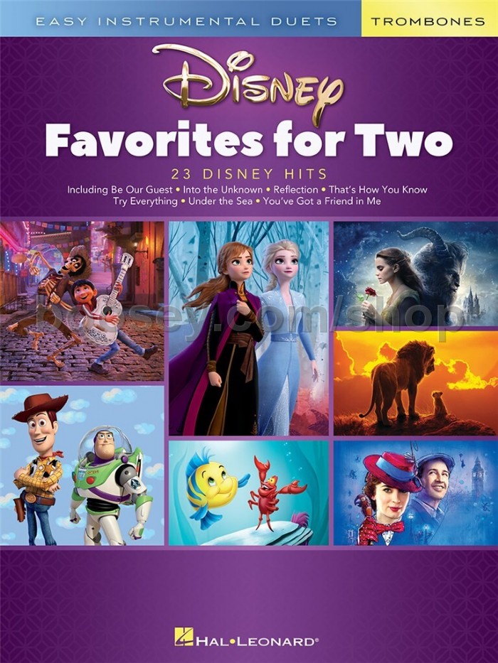 Various Disney Favorites for Two (Trombone)