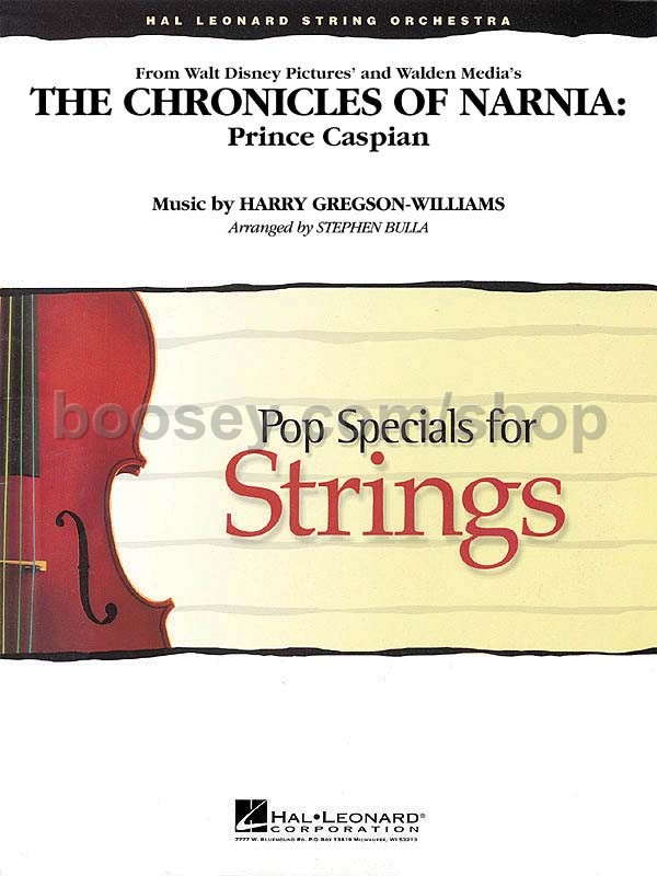 Gregson Williams Harry The Chronicles Of Narnia Prince Caspian Pop Specials For Strings