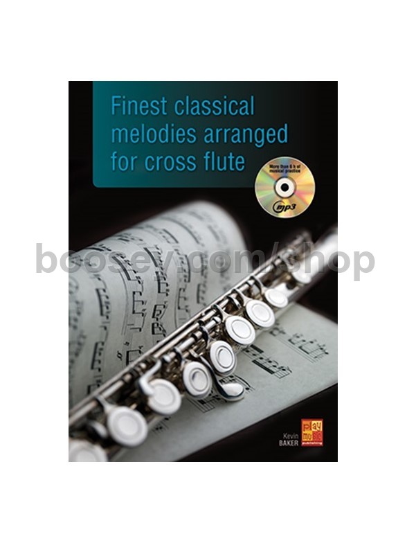 Various Finest Classical Melodies arranged for Flute (Book & CD)