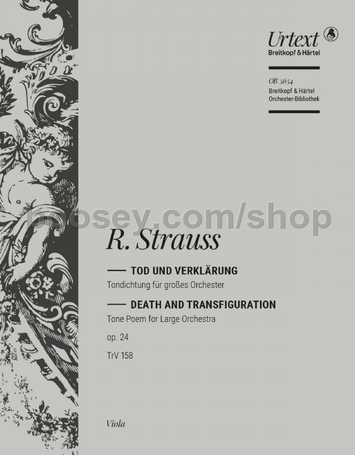 Strauss Richard Death And Transfiguration Op 24 Trv 158 Viola
