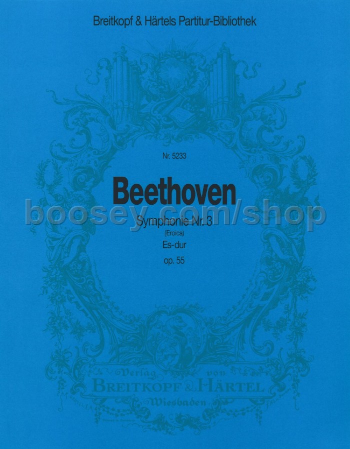 Ludwig Van Beethoven Symphony No 3 Op 55 Full Score Pb