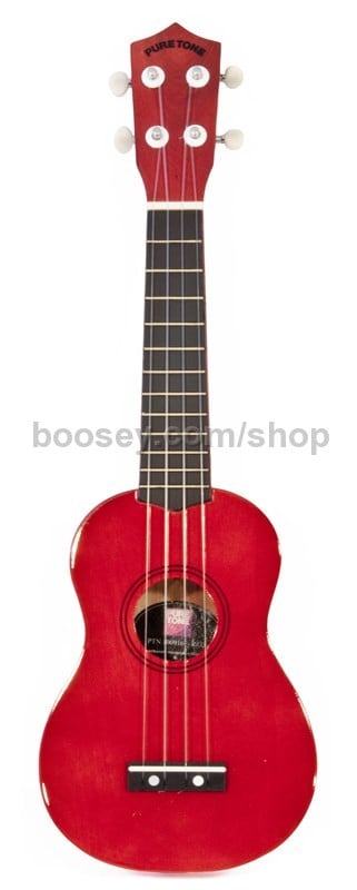 Pure Tone Ukulele Pack - Red