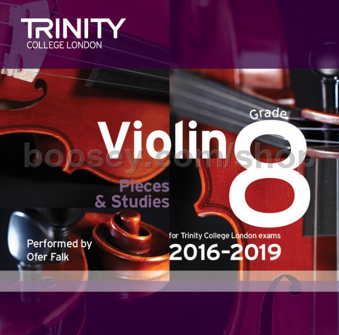 Violin CDs only, Grade 8, 20162019 Trinity College London