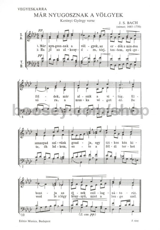 Bach Johann Sebastian Lassus Orlande De Lasso Orlando Di Mar Nyugosznak A Volgyek Szerelmi Pana Mixed Voices Bach Johann Sebastian Lassus Orlande De Lasso Orlando Di Mar Nyugosznak A Volgyek Szerelmi Pana Mixed Voices