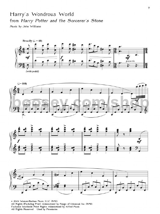 Various The Harry Potter Piano Anthology