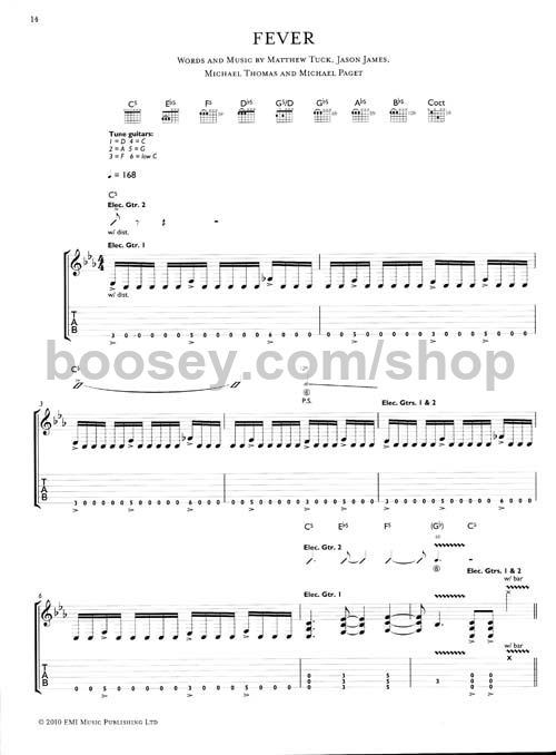 Bullet For My Valentine Fever (Guitar Tablature)