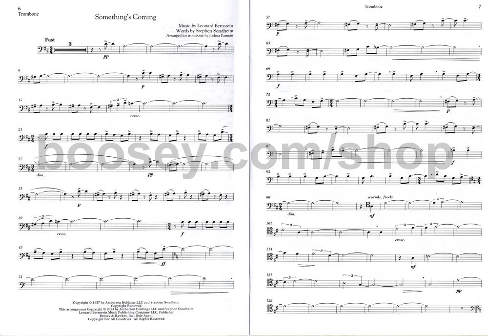 Bernstein, Leonard West Side Story Instrumental Solos Trombone (Book