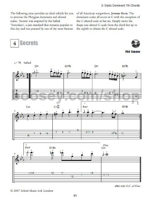 Capone, Phil Exploring Jazz Guitar (Book & CD) Schott Pop Styles series