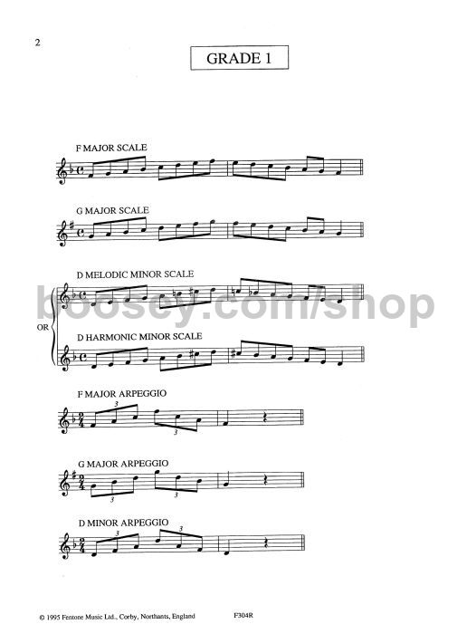 Scales & Arpeggios 18 Sax/oboe