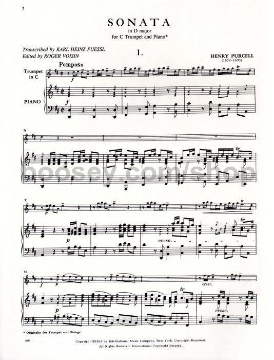 Sonata for B-flat Trumpet and Piano